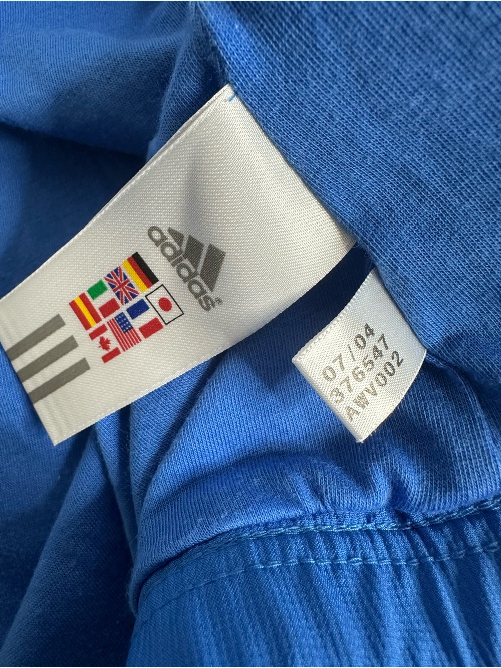 adidas Royal Blue Track Jacket with Black Stripe Detailing - Picture 10 of 14